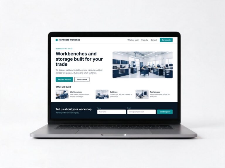 One-page website