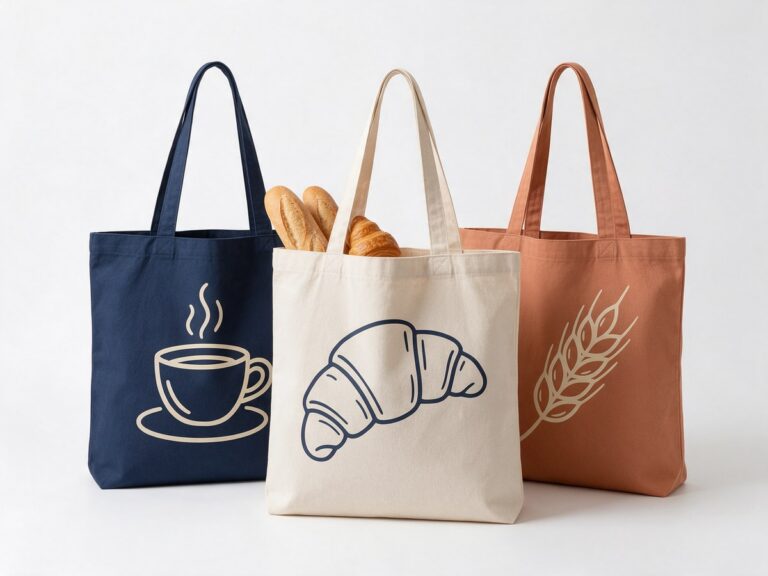 Printed tote bags