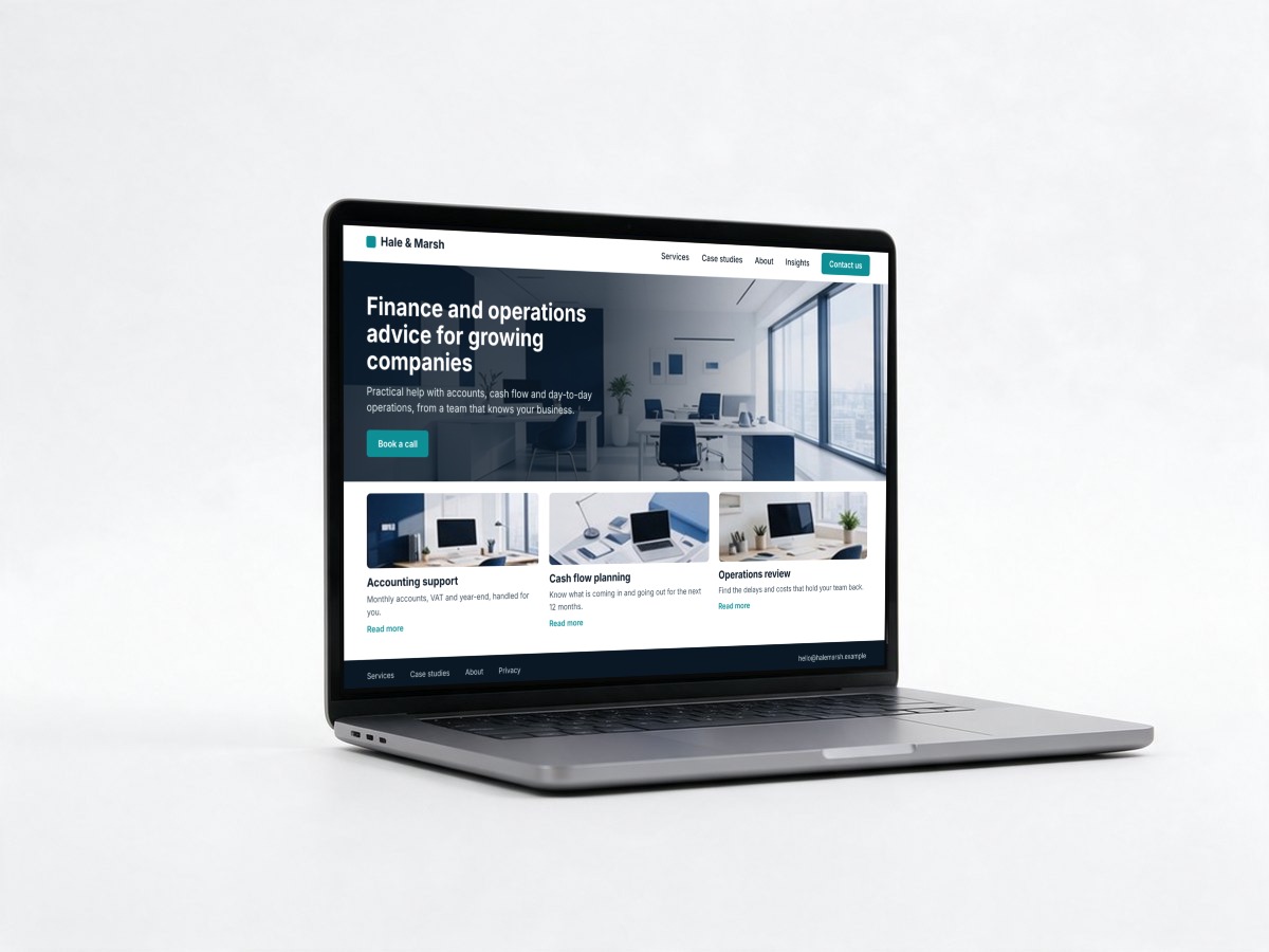 Business website